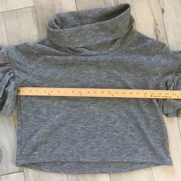 Leith funnel neck ruffle top - Picture 4 of 6